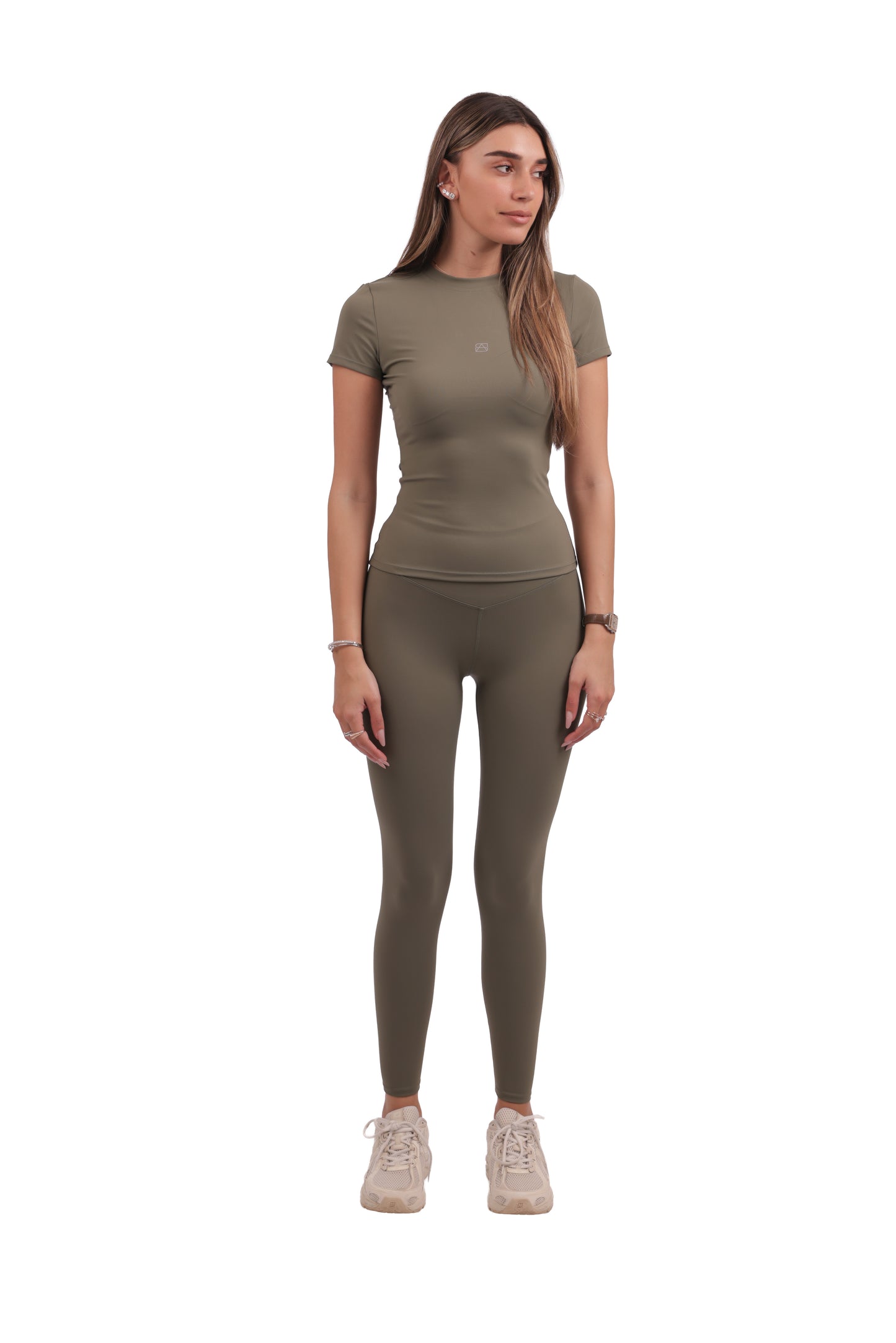 High-Neck Top & Y-Seam Leggings