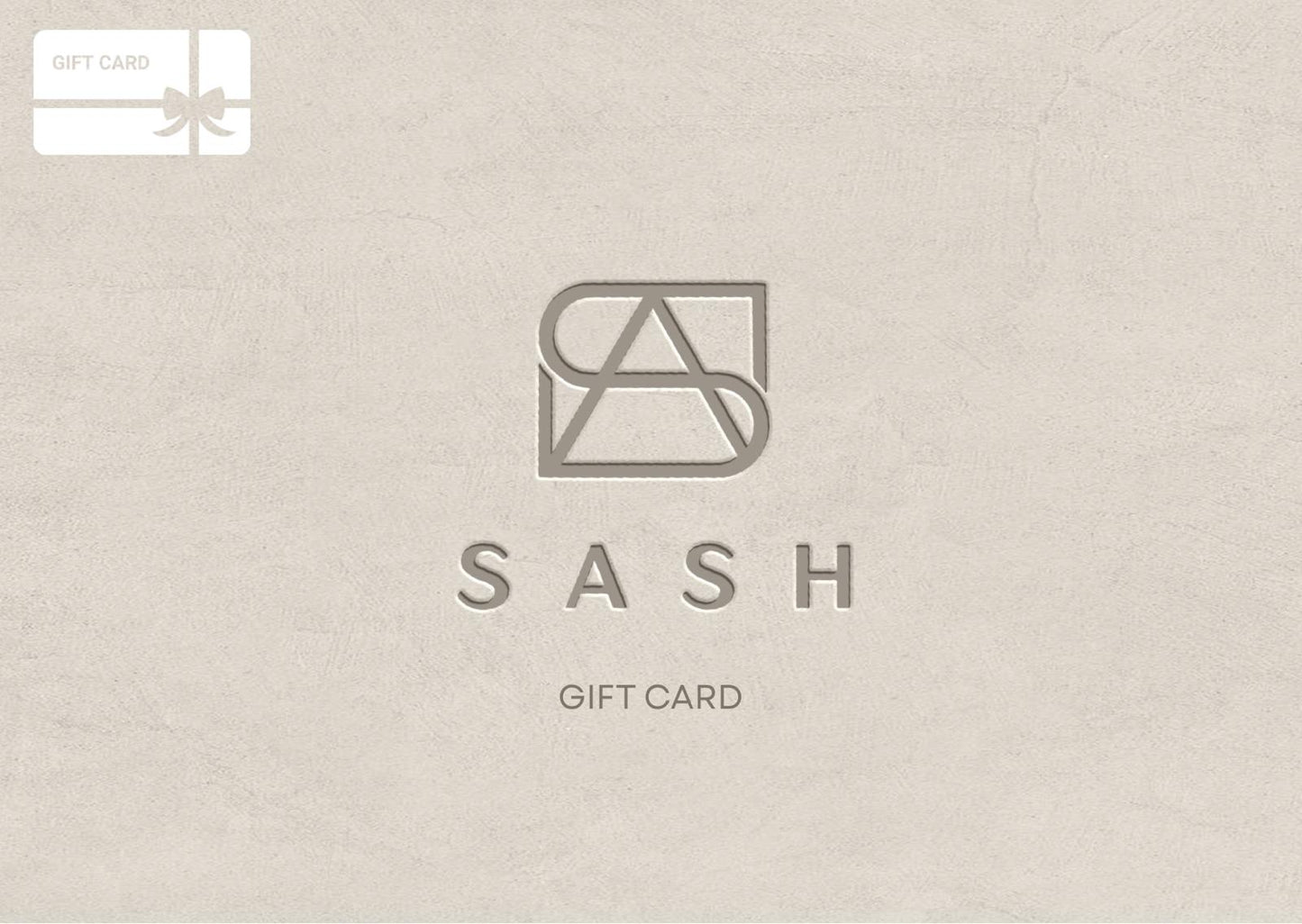 SASH Gift Card