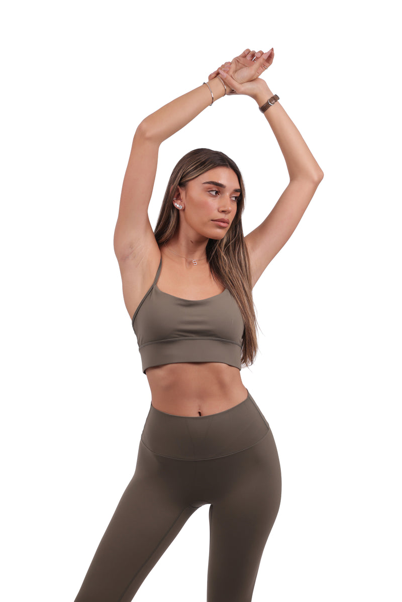 Y-Back Bra & Seamless Leggings Set