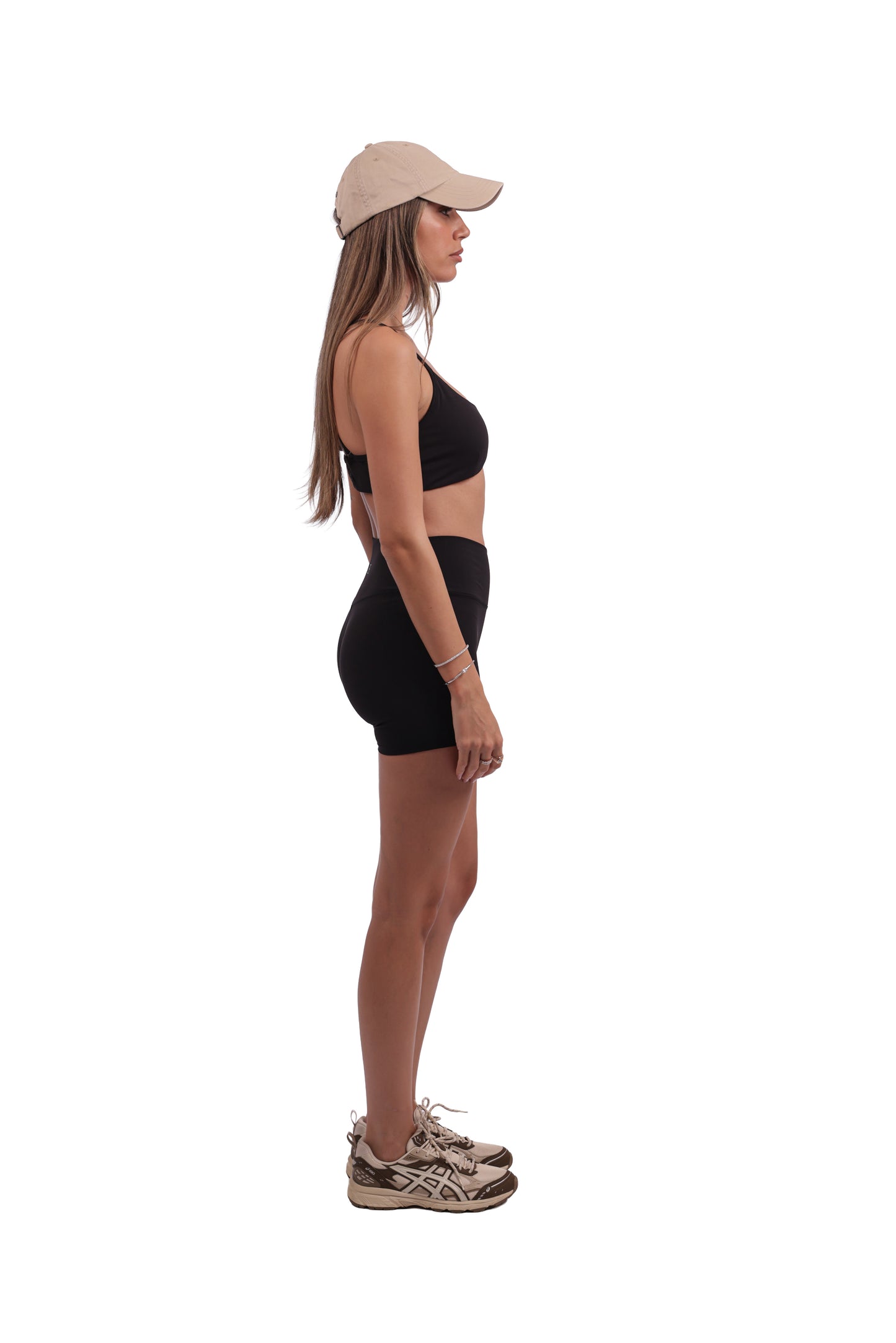 Cross-Strap Gym Bra & Shorts Set