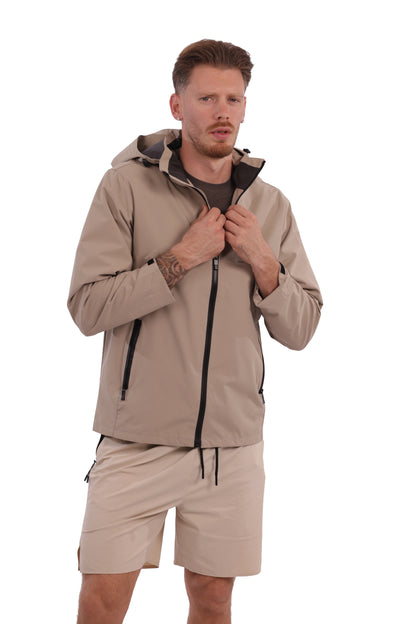 Unisex Woven Single Layer Waterproof Sports Outdoor Jacket