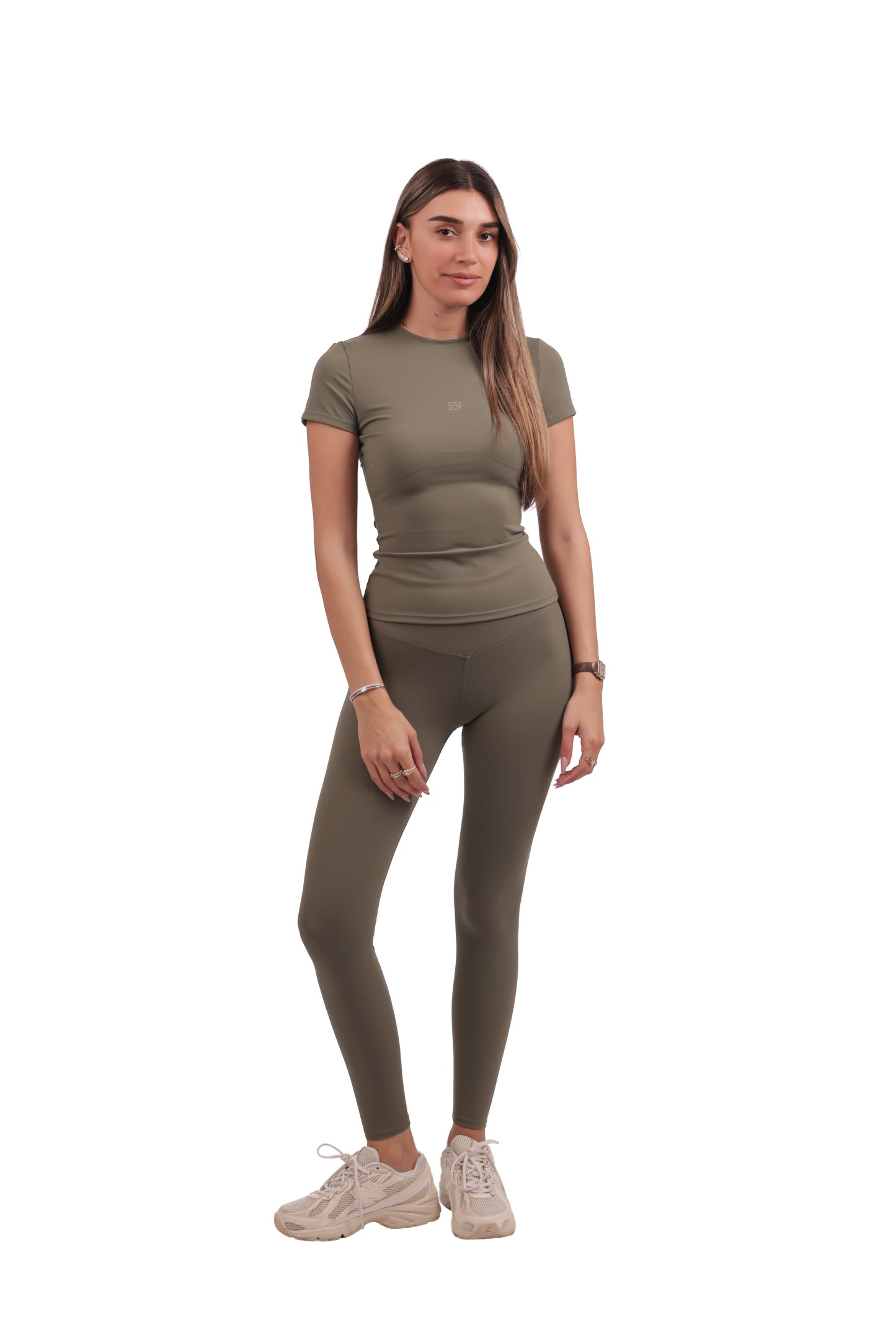 High-Neck Top & Y-Seam Leggings