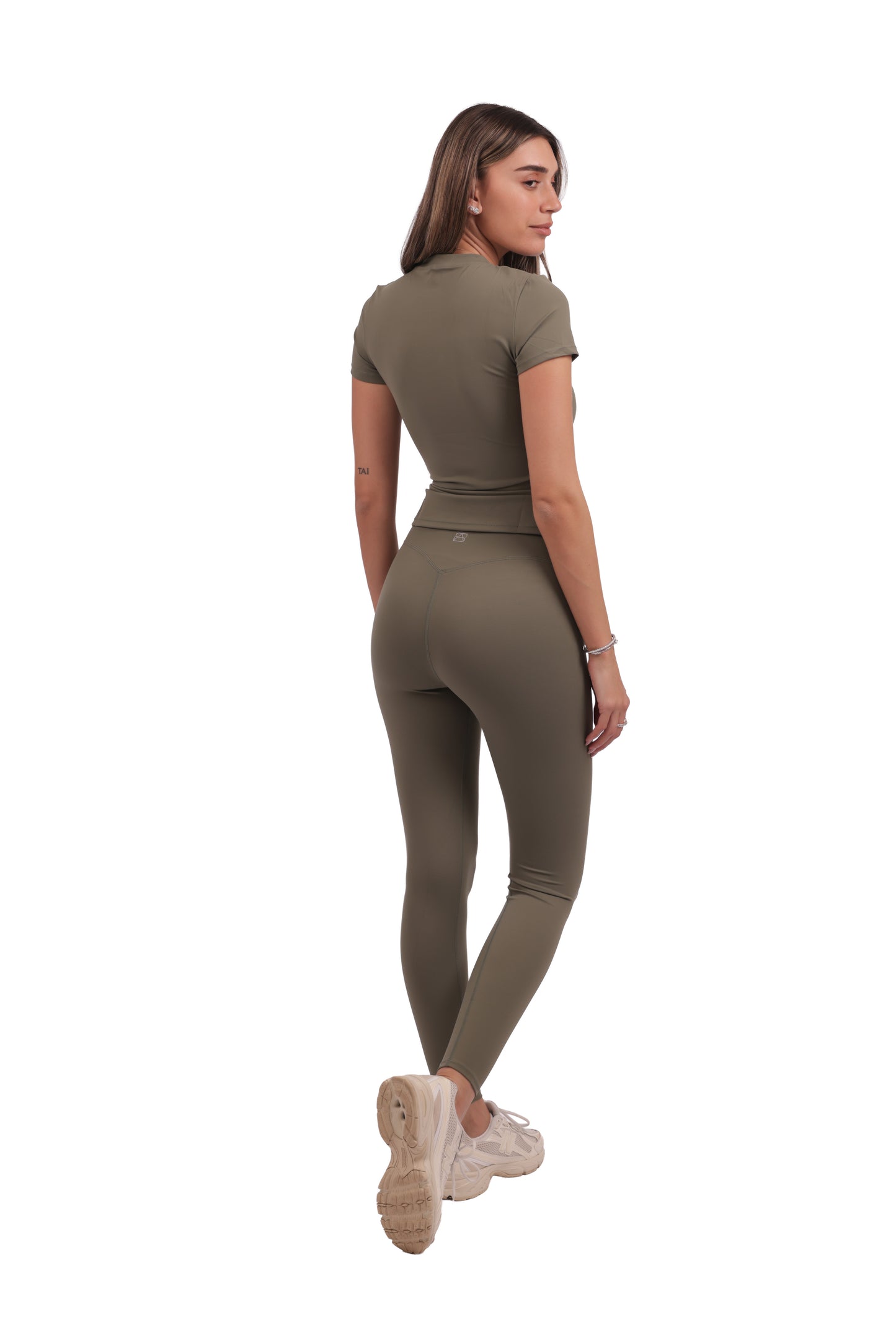 High-Neck Top & Y-Seam Leggings