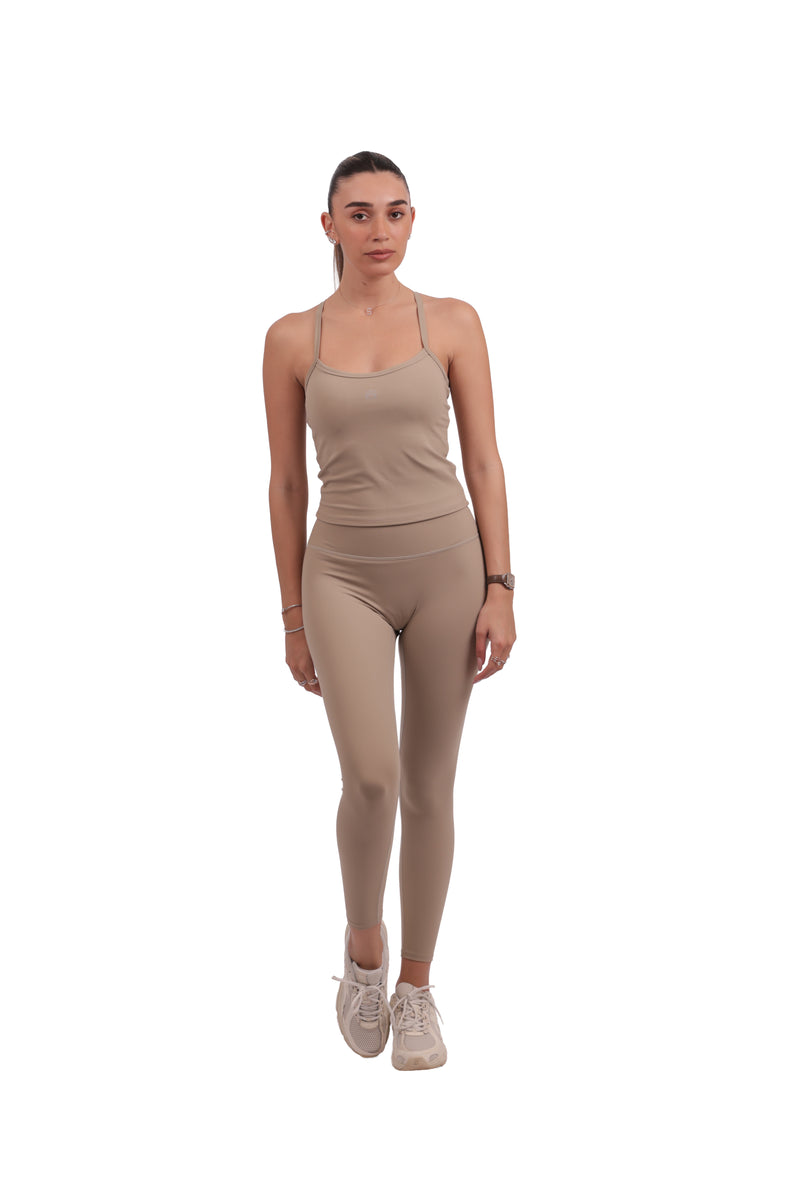 High-Impact Gym Bra & Leggings Set